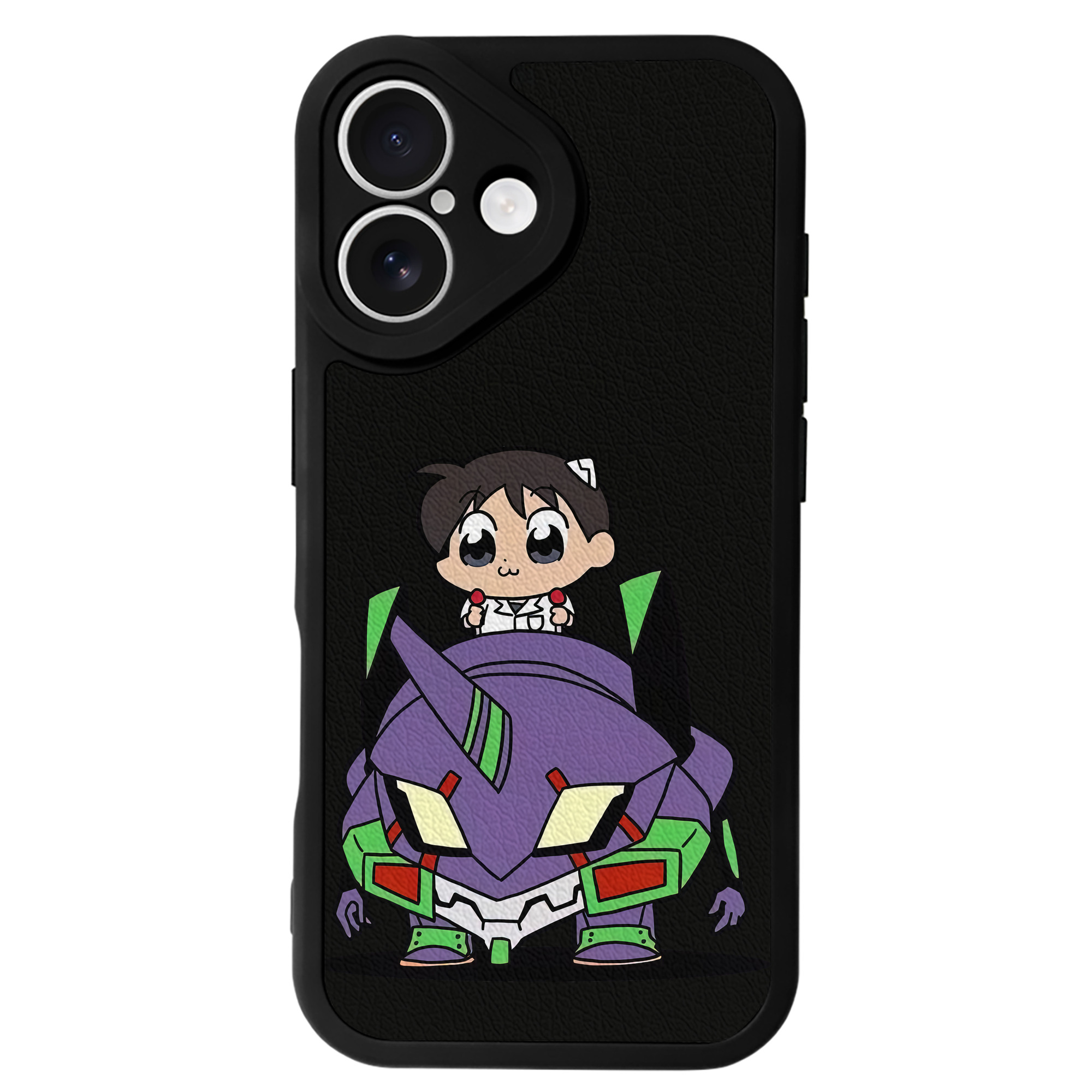 （画像用） EVA 新世紀エヴァンゲリオン 【iPhone 16シリーズ対応】シリコンスマホケース（レザー調） 材質：シリコン